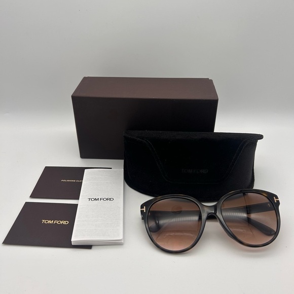 Tom Ford Tf 957-D Havana/Brown Grad Square 52F Sunglasses 58-20-145 main image 12